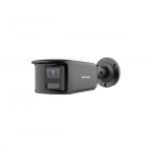 981605 - Hikvision DS-2CD2T83G2P-LISU/SL 8MP AcuSense Bullet Zwart 180° Panorama met Witte Strobe LED Verlichting