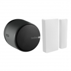 100268 - Starterkit Tedee GO2 Slim Deurslot zwart en witte deursensor